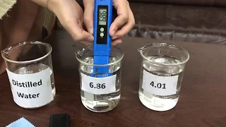 Калибровка pH-метра PH-02 по двум точкам 6,86 и 4,01