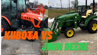 What would you buy? Compact tractor showdown. Kubota vs John Deere