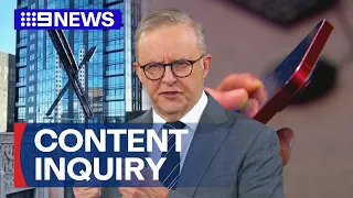 Social media giants to face parliamentary inquiry over harmful content | 9 News Australia
