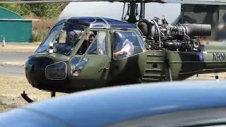 Westland scout taking off from North weald Friday 15/07/2022