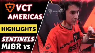 [VCT AMERICAS kickoff 2024] Sentinels vs. MIBR  Play-In Stage map split | Highlights | [VALORANT]
