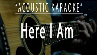 Here I am - Acoustic karaoke (Air Supply)