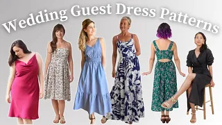 Wedding Guest Dress Sewing Patterns 💐｜The dress I'll be sewing for my friends' wedding 🪡