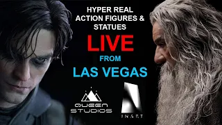 🔴 LIVE from Las Vegas: Hyper Real Action Figures & Statues by Queen Studios & InArt Collectibles