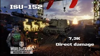 ISU-152 in Karelia:7,3K Direct damage :Wot console - World of Tanks