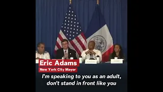 Eric Adams Compares White Woman Asking Him Question to Plantation Owner