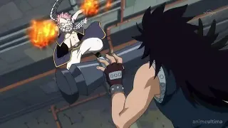 Natsu vs Gajeel (Part 1) | Fairy Tail