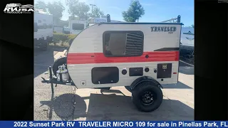 Remarkable 2022 Sunset Park RV  Travel Trailer RV For Sale in Pinellas Park, FL | RVUSA.com