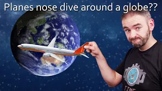 Flat Earthers think planes can't work on a globe