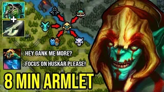 CANCER HUSKAR MID IS BACK! Crazy 5 Focus 1 But Can't Shut Him Down IMBA HP Regen Buff DotA 2