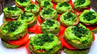 Вкуснейшая Закуска из Кабачков! ТАКИЕ вкусные Кабачки Вы еще Не Ели! Быстро, Просто, Вкусно!