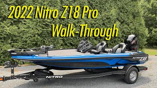 New Bass Boat!  2022 Nitro Z18 Pro Walk-Through