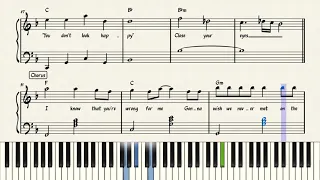 Angels Like You - Miley Cyrus | Piano Sheet Music