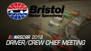Driver meeting video: Bristol Night Race