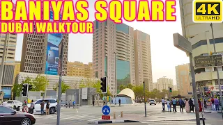 Baniyas Square Dubai  #4K #Dubai  #touristspot #walktour #uae