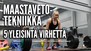 MAASTAVETO tekniikka - 5 yleisintä virhettä!