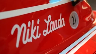 The classic Niki Lauda ferrari car