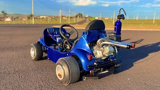 construindo um Go kart caseiro de Drift  (video completo)