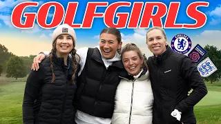 GOLF GIRLS ft. Ex England Goal Keeper  ⛳⚽ | Golf Girls Episode 16