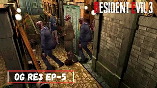 OG Resident Evil 3 1999 Hardcore EP-5 Gameplay Walkthrough