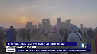 Celebrating summer solstice at Stonehenge