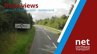 Front Views | Service X24: Newcastle - Sunderland | Stagecoach North East