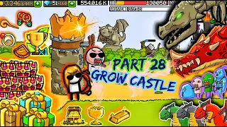 Grow Castle: Ep 28 | Got new things | Raised the level of the Minigun | Raised the level of Archers