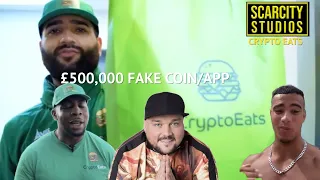 CryptoEatsUK steals £500,000 in a one day coin scam endorsed by Celebrities