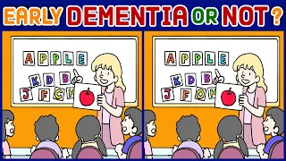 【Find the Difference】Free Dementia Test for Anyone! 【Spot the Difference】