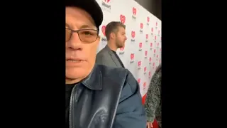 Jean Claude Van Damme and Kris VD on  Red Carpet and Podcast 18th Jan 2020