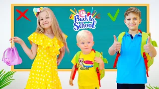 Diana and Roma in School Stories for Kids / Video compilation