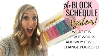 The "Block Schedule" System - LIFE CHANGING productivity hack!