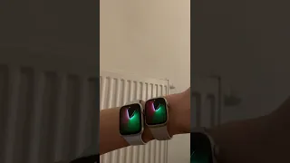 Apple watch 8 45 vs 41 | the difference in size 😃 it fits anyone