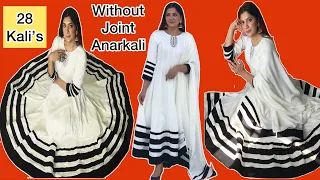 Without Joint Anarkali Suit Cutting & Stitching / 28 kali’s suit Cutting Stitching / Rajveerpunni