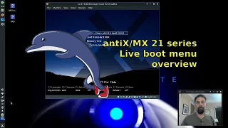 antiX/MX 21 series - Live boot menu overview