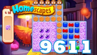 Homescapes Level 9611 HD | 3 - match puzzle game | Gameplay Walkthrough | android | GameGo Game IOS