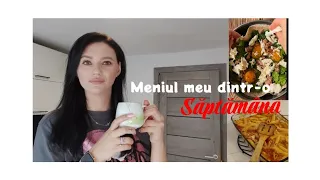 CE MĂNÂNC timp de O   SĂPTĂMÂNĂ🥗🍛 |Mic dejun/Prânz /Cină /Slăbesc sănătos 🥦