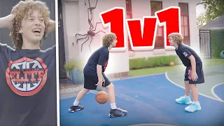 SHOCKING 1V1 VS MY LITTLE BROTHER NILES!