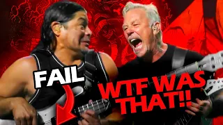 JAMES HETFIELD CAN'T BELIEVE ROBERT TRUJILLO'S FAIL #METALLICA