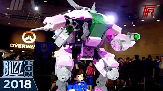 FULL SIZE Overwatch D'va Mech Made out of LEGO at BLIZZCON 2018!