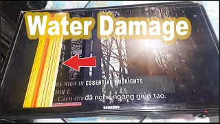 Damage by water. Can it be fixed?