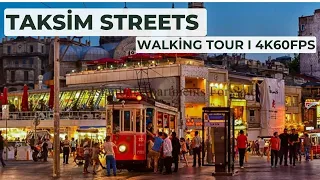 Taksim Streets I Beyoğlu, İstanbul, Turkey I 4K360FPS #istanbul #walkingtour #taksim #beyoglu