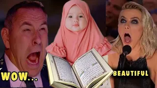 Al-Qur'an recitation The magical little baby surah Al-Mulk makes everyone cry ❗