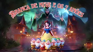 A História da Branca de Neve e os 7 anões: Conto de Fadas- Contos infantis- Princesas da Disney