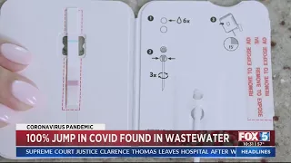 100% Jump In COVID Found In Wastewater