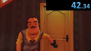 BEATING Alpha 1 in 40 SECONDS (HELLO NEIGHBOR TAS)