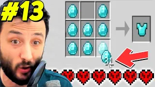 GARLOŞ'a ELMAS SET HEDİYE ETTİM 💎 ÖLDÜN ÇIK HARDCORE 1.20 Minecraft 13.Bölüm