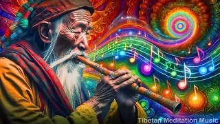 Music helps calm the mind and stop thinking • Tibetan healing flute • Eliminates stress & anxiety