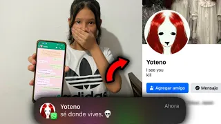 NUNCA LE MANDES MENSAJE A ESTE NÚMERO MALDITO😱 *ME MANDO MI DIRECCION* *YOTENO*