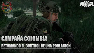 CAMPAÑA COLOMBIA: fuerzas especiales retomando el control de una población
